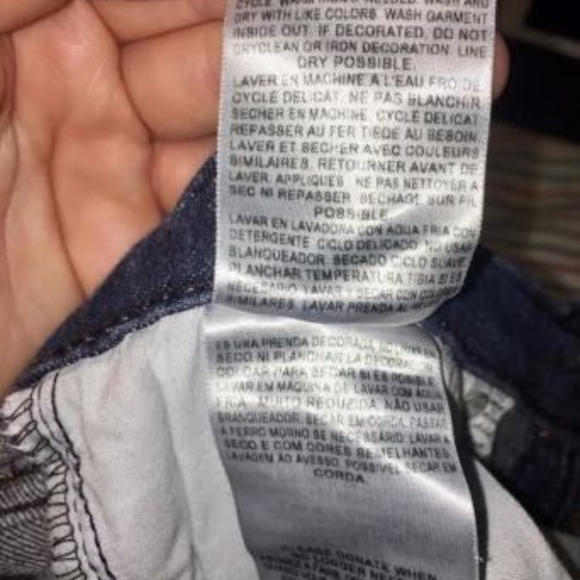 LEVI's 515 Boot Cut Dark Wash Jeans 8S - Picture 6 of 7